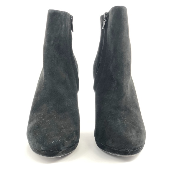 SOLD Zara Suede Leather Stiletto Heel Bootie Loub - Picture 5 of 8